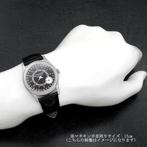 Patek Philippe Calatrava 6006G-001 39mm White gold Black 4