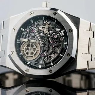 Audemars Piguet Royal Oak 16204BC.OO.1240BC.01 White gold Skeletonized