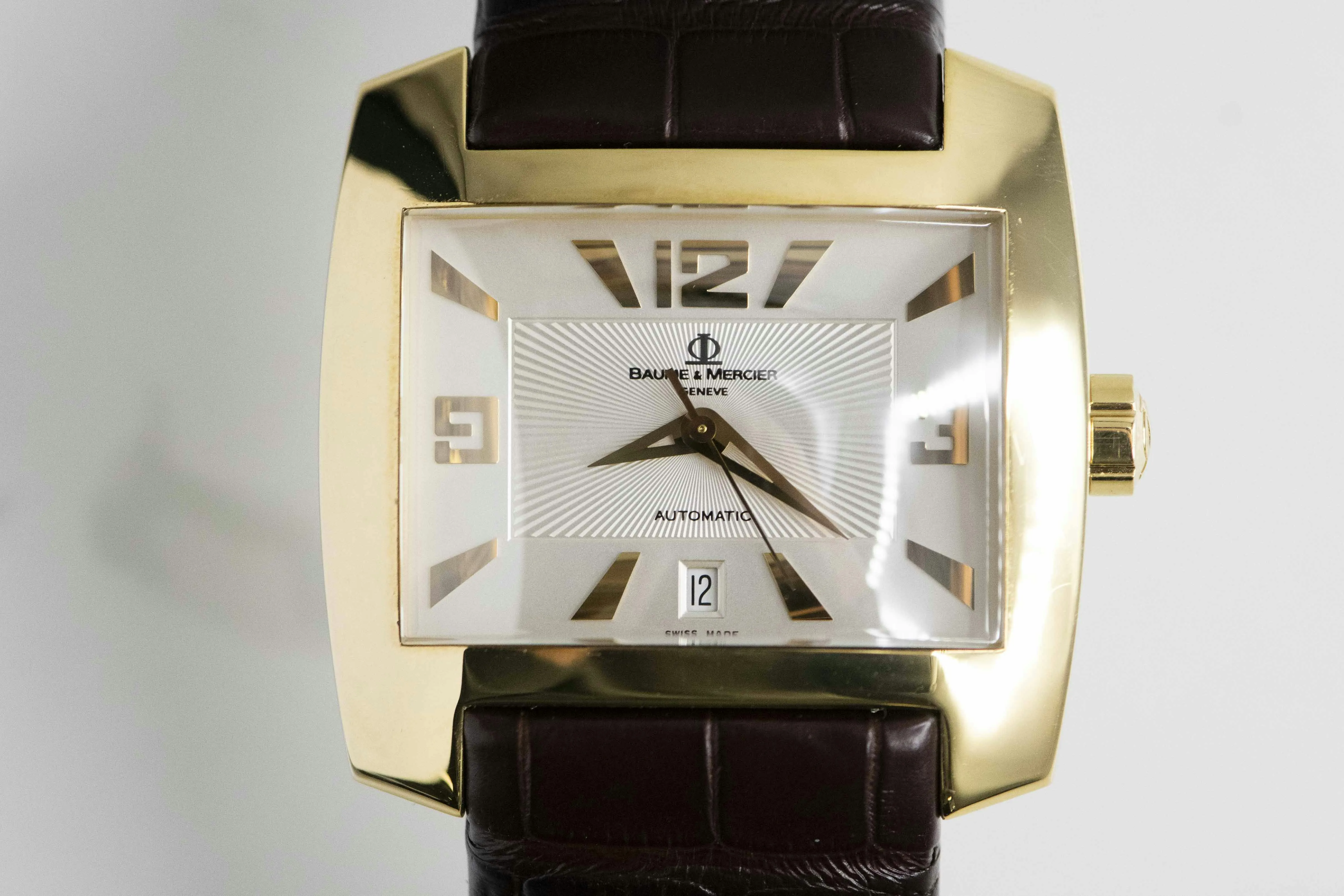 Baume & Mercier Hampton 65395 38mm 18k yellow gold Silver 5