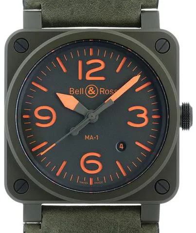 Bell & Ross BR 03-92 Ceramic BR 03-92 MA-1 BR0392-KAO-CE/SCA 42mm Ceramic Black