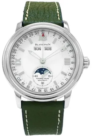 Blancpain Léman Moonphase 2763-1127-53B 38mm Stainless steel