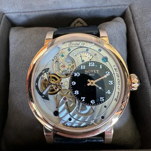 Bovet Dimier Récital R120007 42mm Rose gold Black