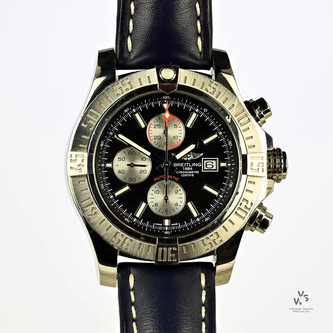 Breitling Super Avenger II A1337111/BC29 48mm Stainless steel Black