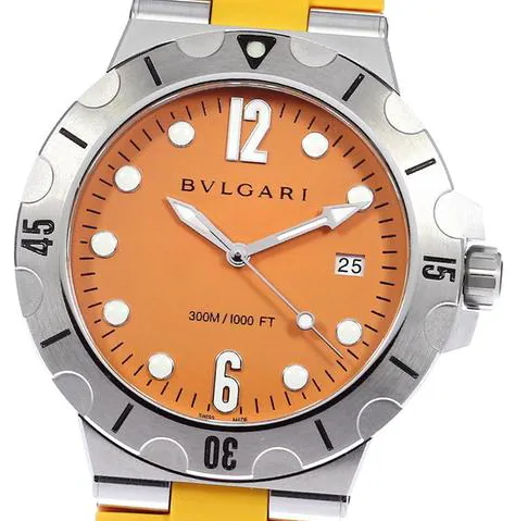 Bulgari Diagono DP41SSD 41mm Stainless steel Orange