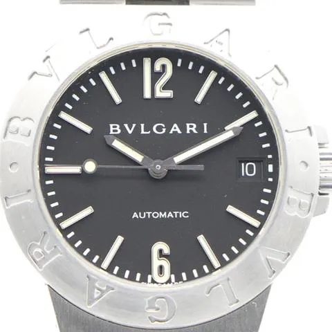 Bulgari Diagono LCV 35 S 35mm Stainless steel Black