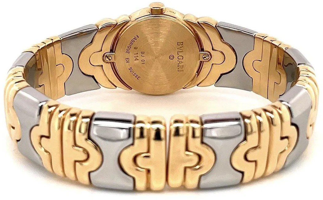 Bulgari Parentesi BJ01 20mm Yellow gold and 18k yellow gold Silver 9