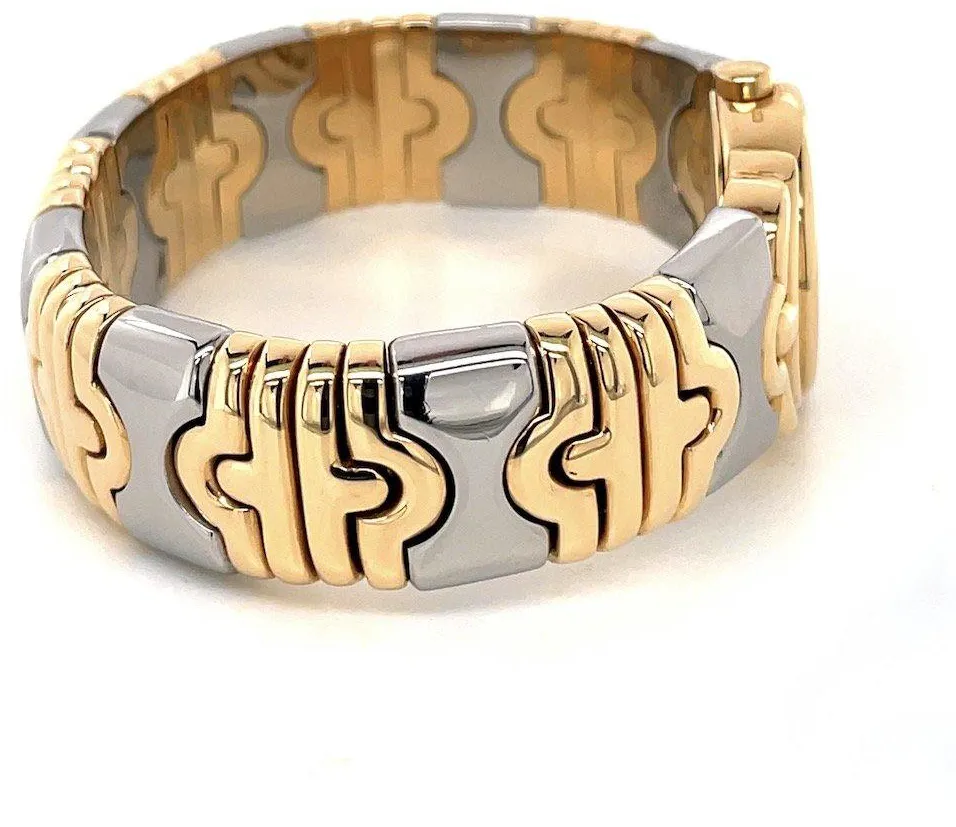 Bulgari Parentesi BJ01 20mm Yellow gold and 18k yellow gold Silver 11