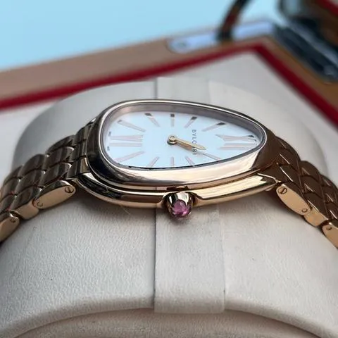 Bulgari Serpenti 103145 SPP33WGG 33mm Rose gold White 3