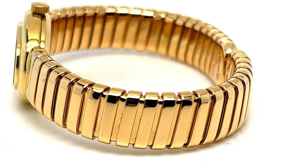 Bulgari Tubogas n/a 21.5mm Yellow gold and 18k yellow gold Black 8