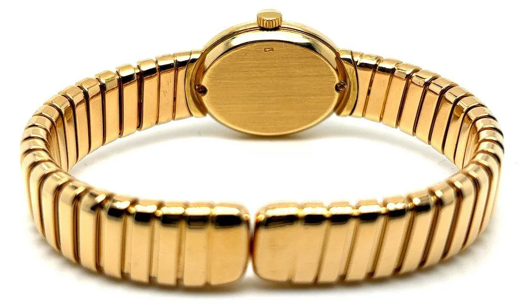 Bulgari Tubogas n/a 21.5mm Yellow gold and 18k yellow gold Black 10