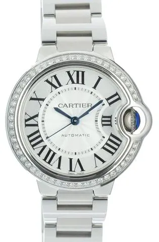 Cartier Ballon Bleu 33mm W4BB0016 33mm Stainless steel Silver