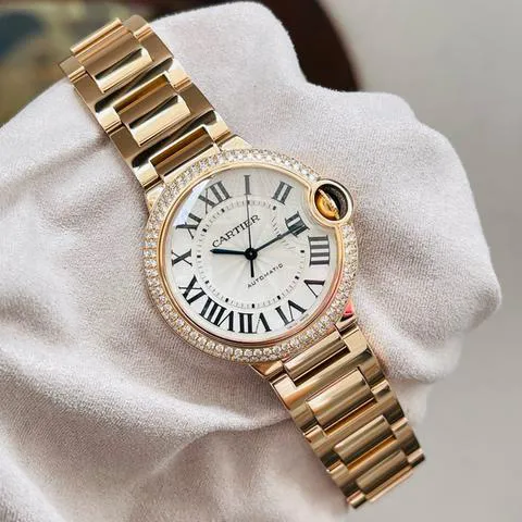 Cartier Ballon Bleu 36mm WE9005Z3 36mm Rose gold Silver