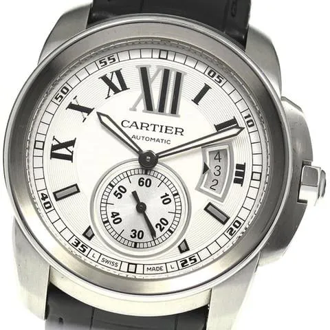 Cartier Calibre de Cartier W7100037 42mm Stainless steel Silver