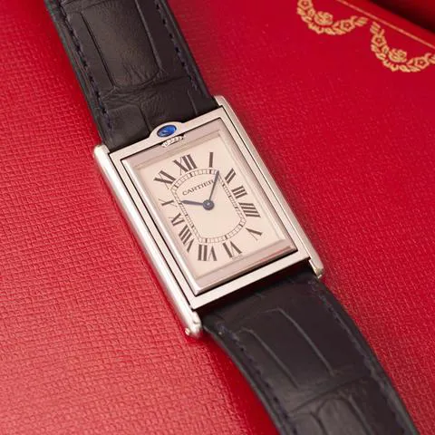 Cartier Tank 2390 25mm Stainless steel White