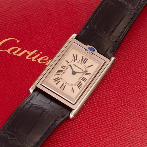 Cartier Tank 2390 25mm Stainless steel White 2