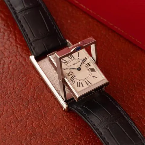 Cartier Tank 2390 25mm Stainless steel White 3