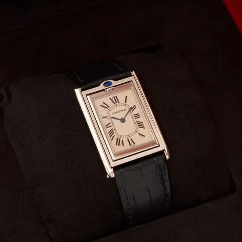 Cartier Tank 2390 25mm Stainless steel White 9