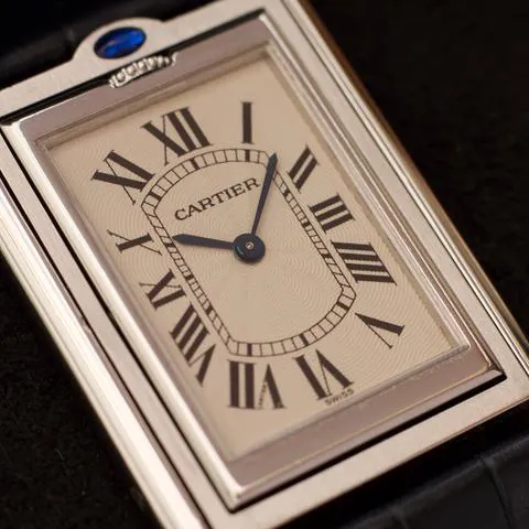 Cartier Tank 2390 25mm Stainless steel White 10