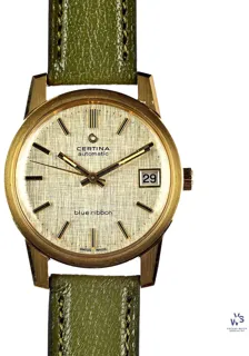 Certina 5810 Yellow gold White