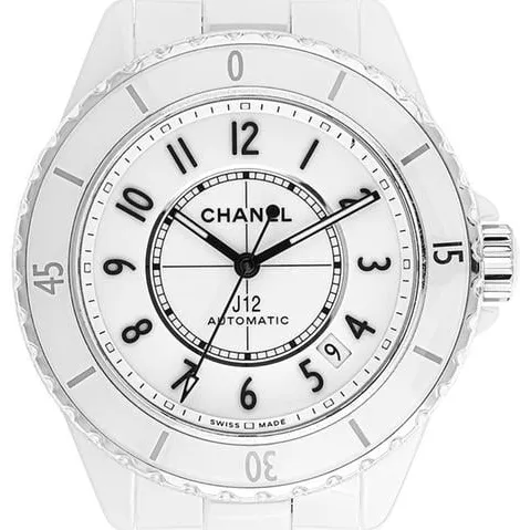 Chanel J12 H5700 38mm White ceramic White