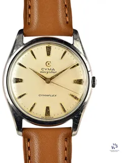 Cyma Navy Star 2-5729-6 34mm Stainless steel Cream