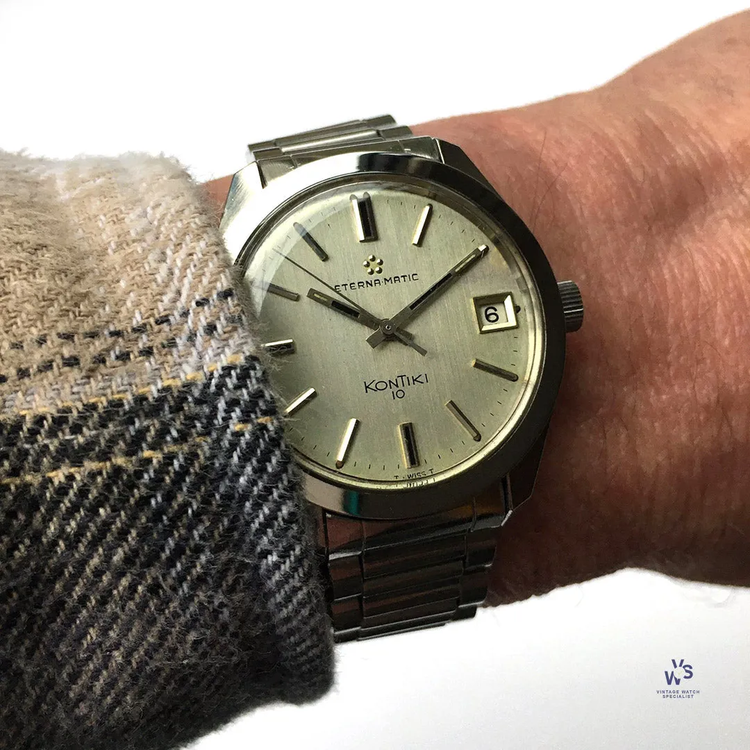 Eterna Kontiki 35.5mm Stainless steel Silver 1