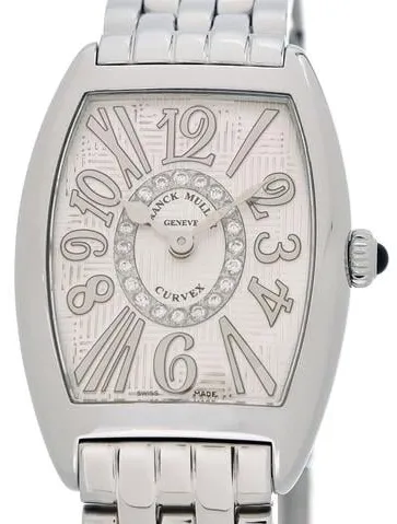 Franck Muller Cintree Curvex 1752QZRELV-RCD1R 25mm Stainless steel Silver