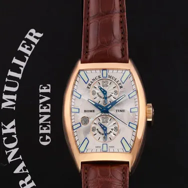 Franck Muller Master Banker 8880 MB SC DT IND 5N 39.5mm Rose gold Silver