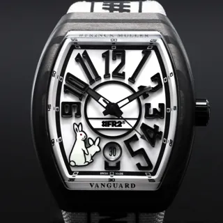 Franck Muller Vanguard V 41 SC DT GFG RNR FR2CB Carbon fiber White