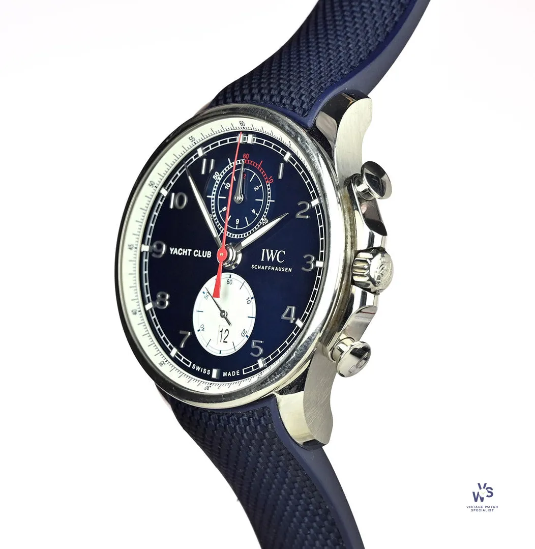 IWC Portugieser IW390704 44mm Stainless steel Blue 4