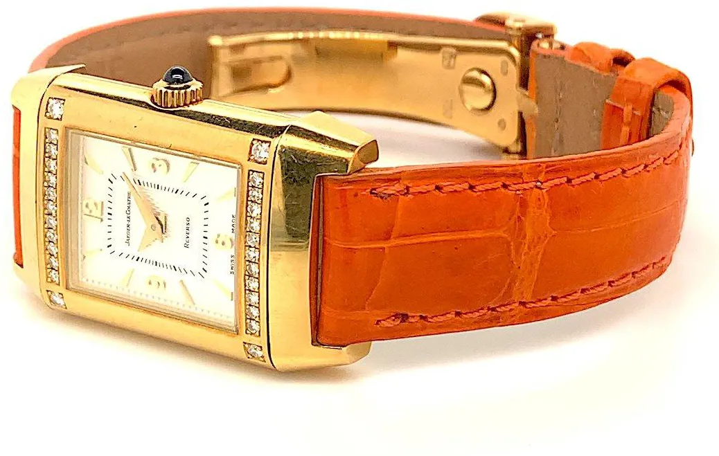 Jaeger-LeCoultre Reverso Duetto 265.1.86 33mm Yellow gold and 18k yellow gold Silver 7