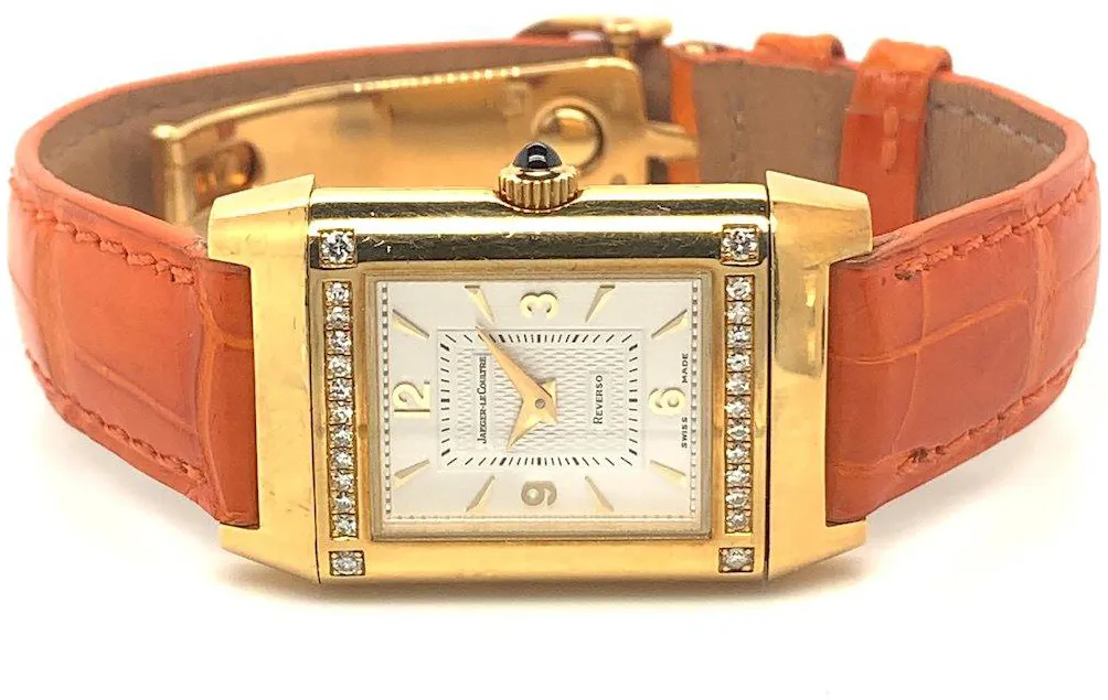 Jaeger-LeCoultre Reverso Duetto 265.1.86 33mm Yellow gold and 18k yellow gold Silver 9