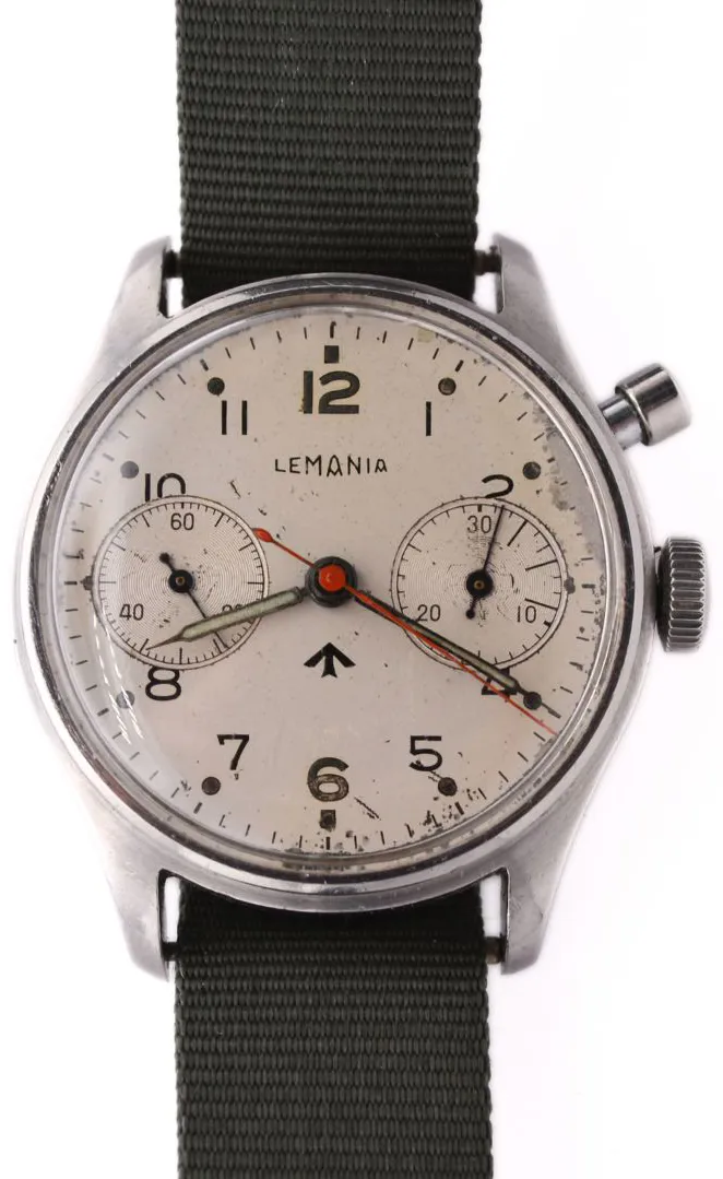 Lemania 38mm Stainless steel Silver