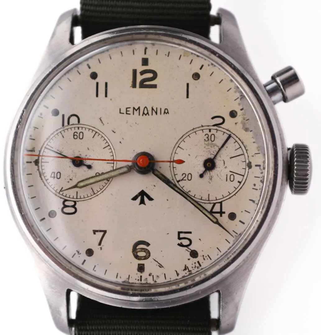 Lemania 38mm Stainless steel Silver 5