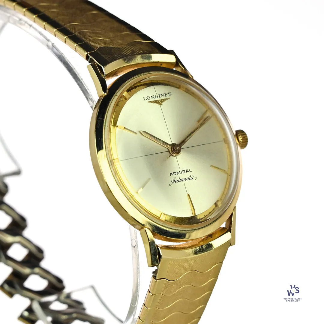 Longines Admiral 1200 33mm Gold-plated Silver 3