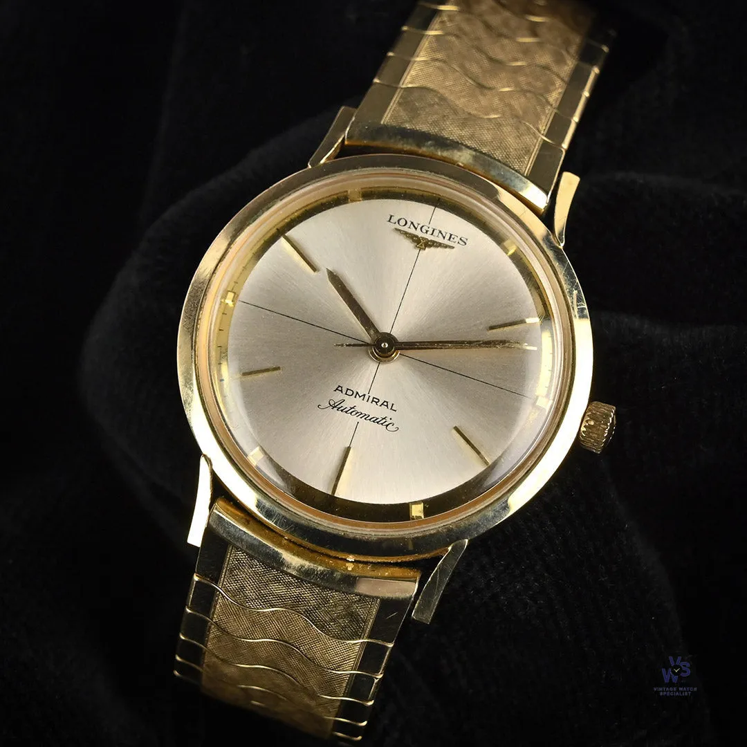 Longines Admiral 1200 33mm Gold-plated Silver 7