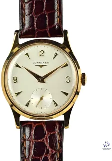 Longines Calatrava Yellow gold White