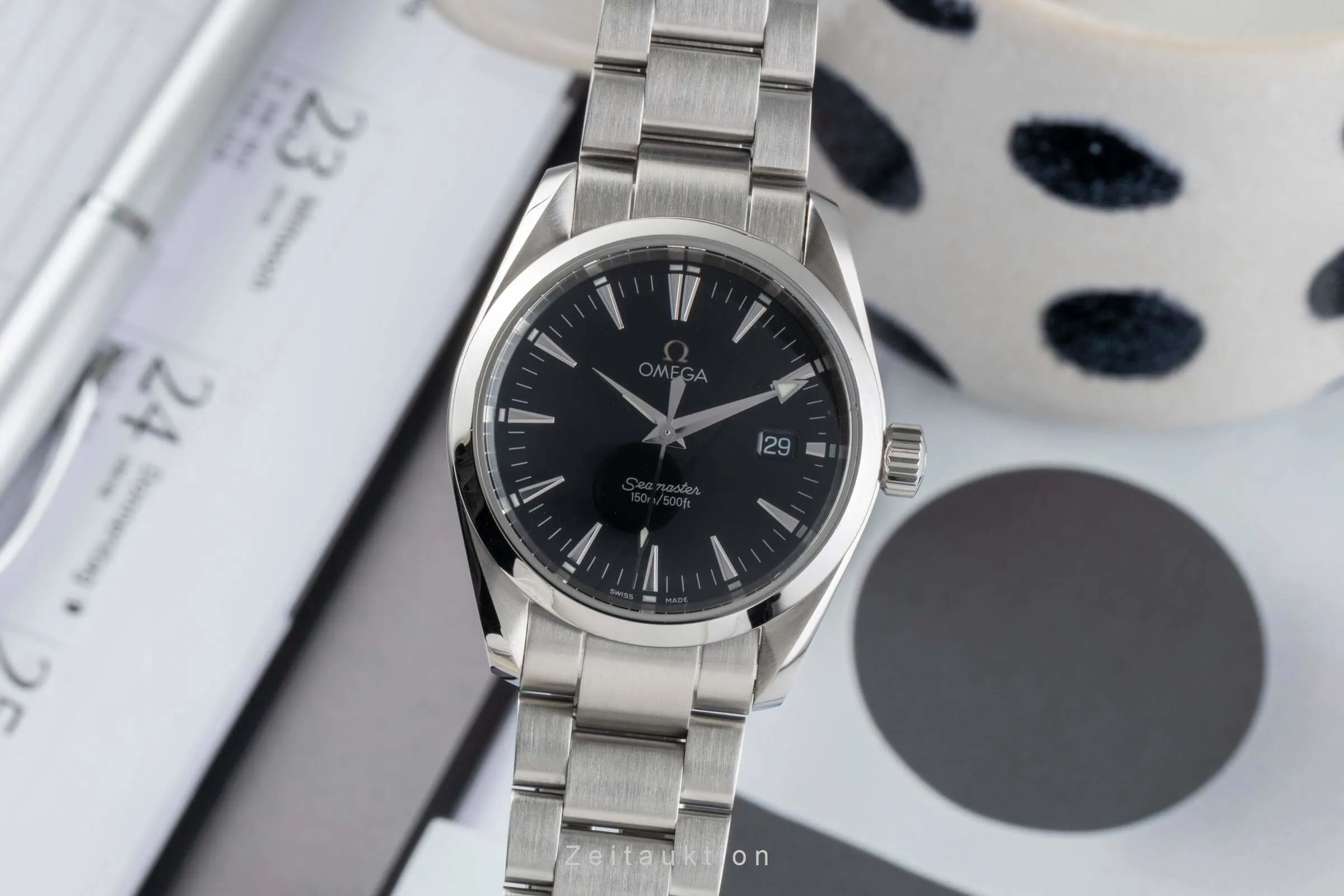 Omega Aqua Terra 2518.50.00 36mm Stainless steel Black