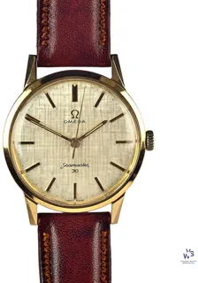 Omega Seamaster 135.003-62 Gold-plated Gold Linen