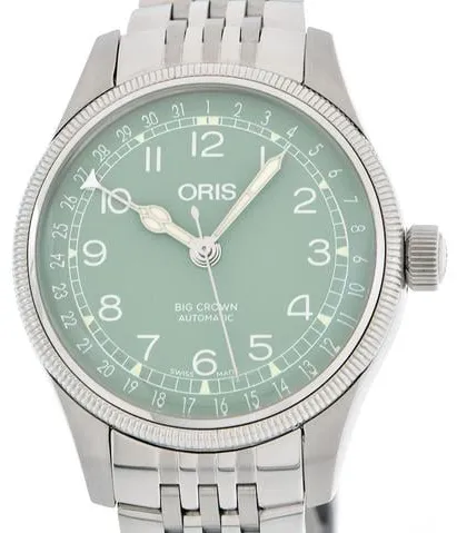 Oris Big Crown 01 754 7749 4067-07 8 17 22 36mm Stainless steel Green