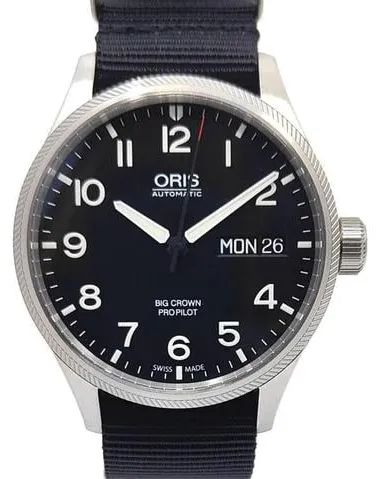 Oris Big Crown ProPilot Day Date 01 752 7698 4164 45mm Stainless steel Black