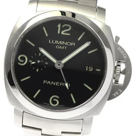 Panerai Luminor 1950 3 Days GMT Automa PAM 00329 45mm Stainless steel Black