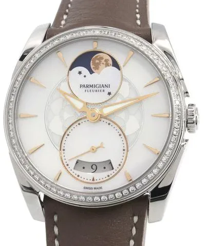 Parmigiani Fleurier Tonda PFC283-0063300-HC612 34mm Stainless steel White