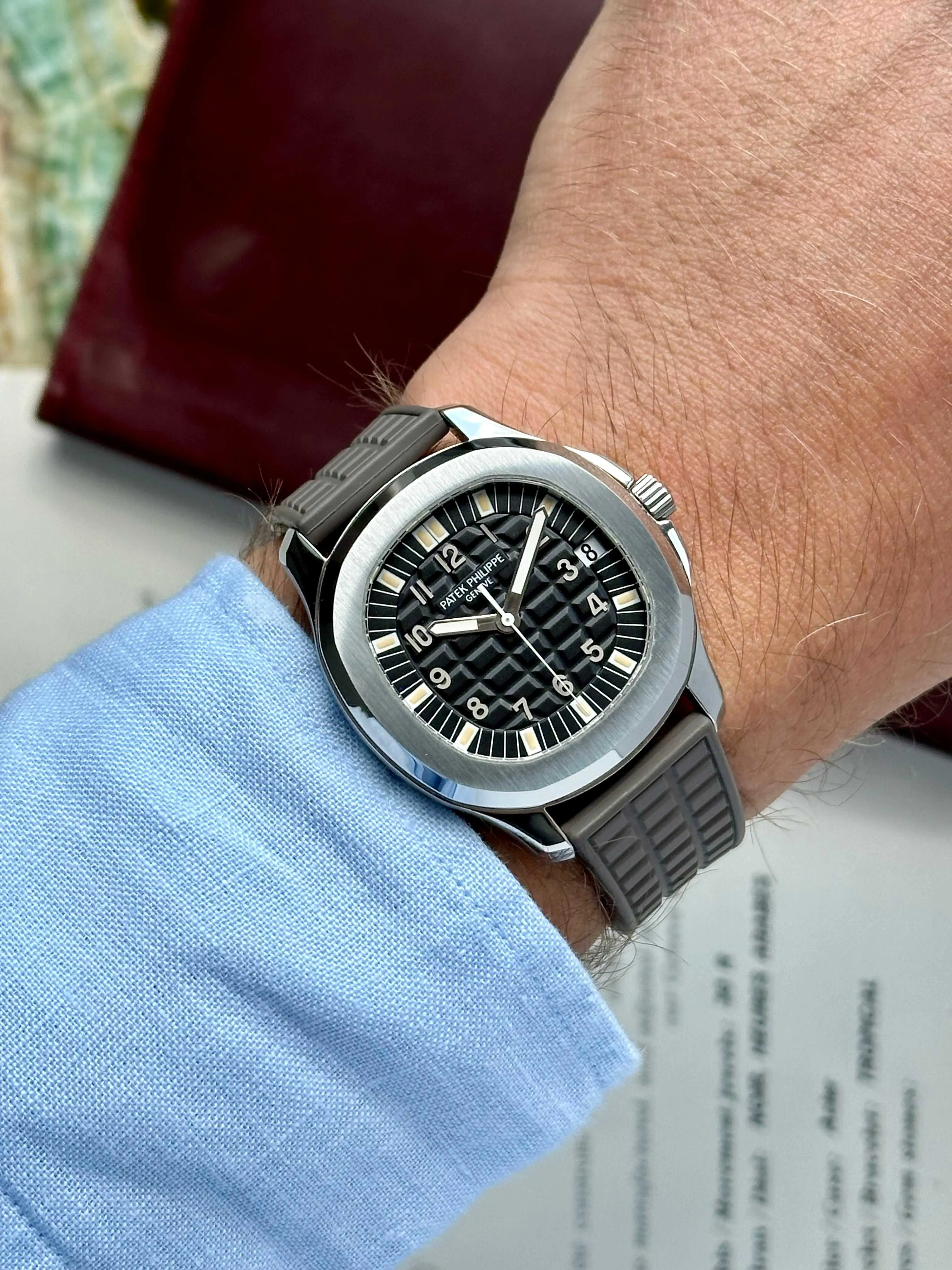 Patek Philippe Aquanaut 5065 38mm Stainless steel Black 3