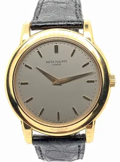 Patek Philippe Calatrava 5032J 18k yellow gold Silver