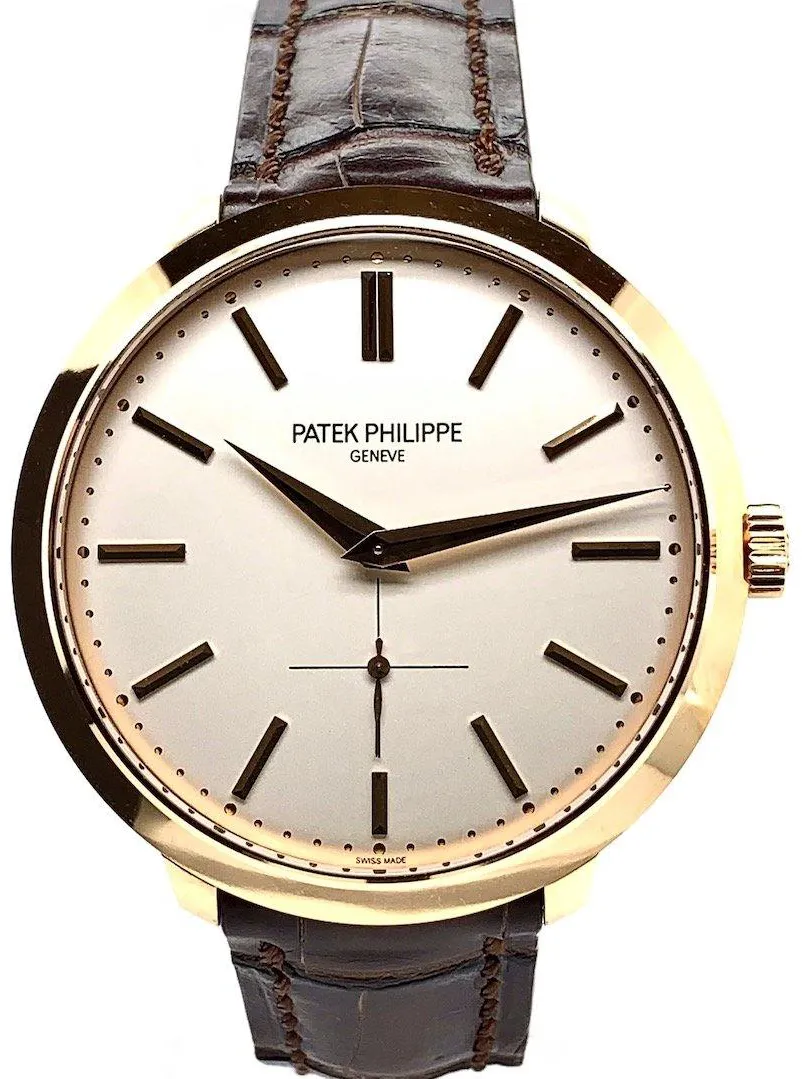 Patek Philippe Calatrava 5123R-001 38.2mm Rose gold and 18k rose gold Silver