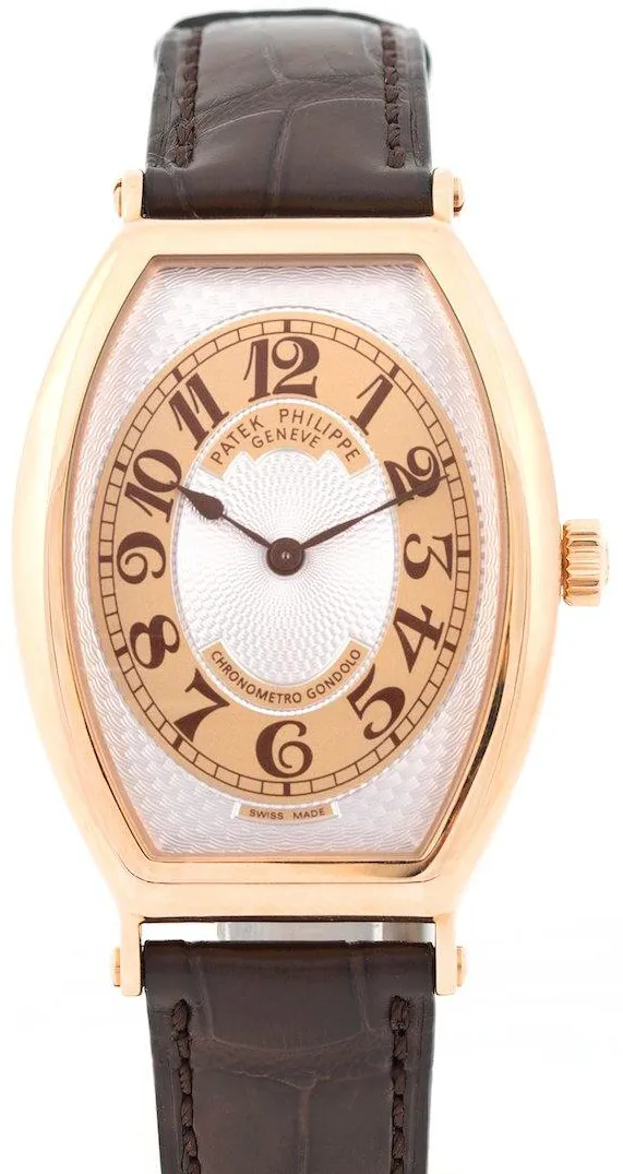 Patek Philippe Gondolo 5098R-001 42mm Rose gold and 18k rose gold Silver