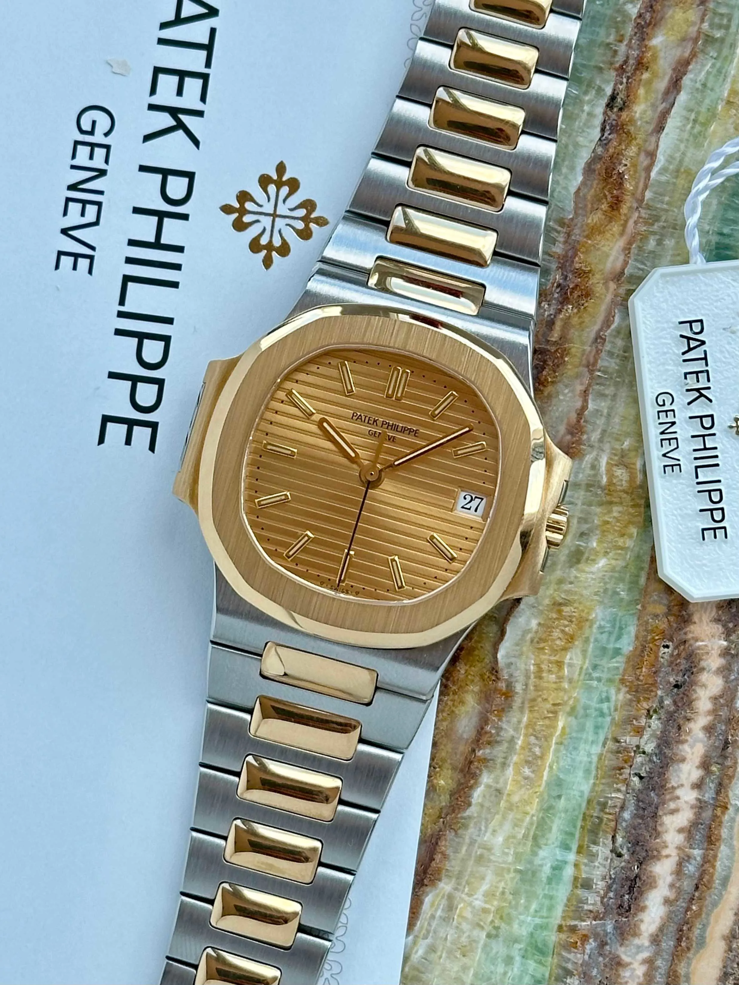 Patek Philippe Nautilus 3800 37mm Yellow gold and Stainless steel Gold