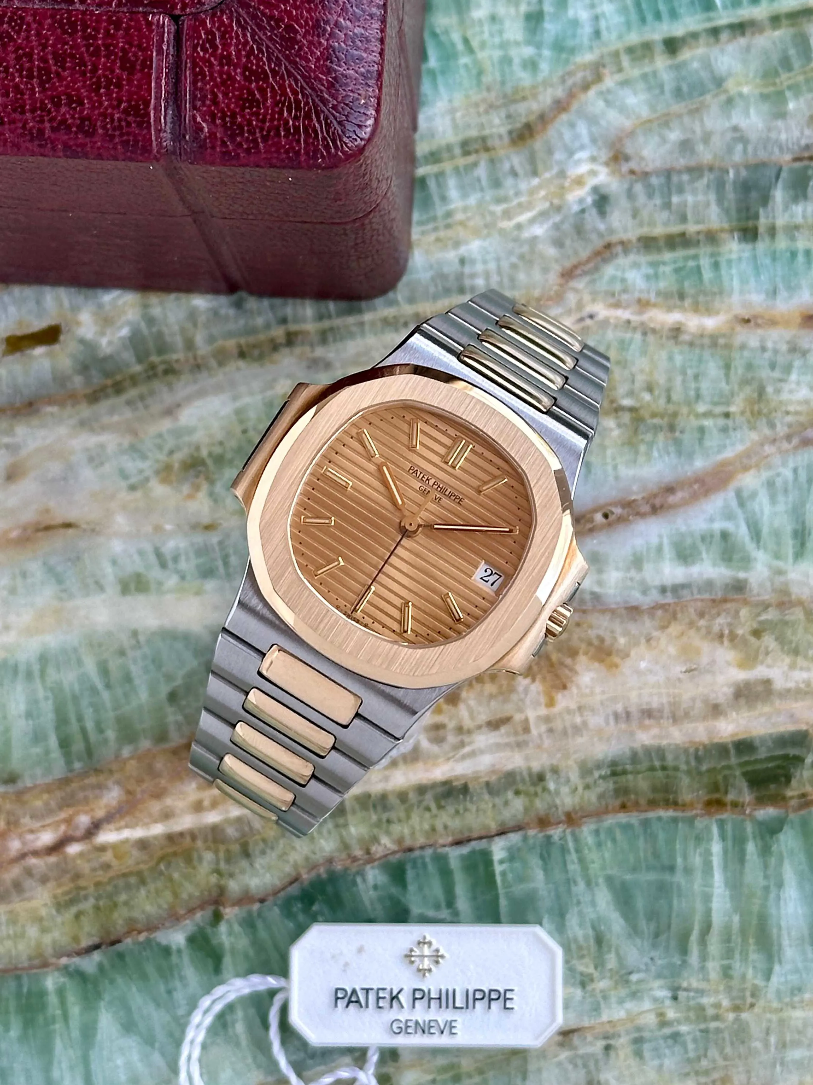 Patek Philippe Nautilus 3800 37mm Yellow gold and Stainless steel Gold 5