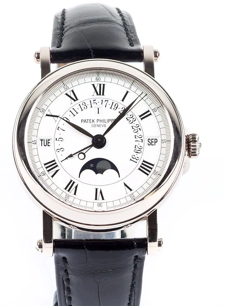 Patek Philippe Perpetual Calendar 5059G-001 36mm White gold White